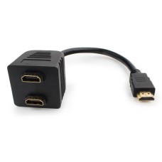Разветвитель HDMI Cablexpert DSP-4PH4-02, HD19F/4x19F, 1 компьютер => 4 монитора, Full-HD, 3D, 1.4v,