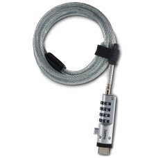 Кодовый замок для ноутбука Hama 00054117 Security lock for notebook, кодовый (4 цифры), USB. 1.8 м