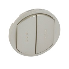 Legrand 068304 Панель лиц 2-выкл инд ТИТН CLN	