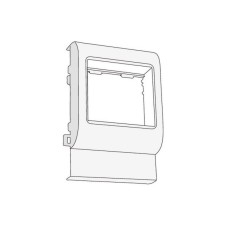 DKC 10463 PDA-BN 120 Рамка-суппорт под 2 модуля "BRAVA"