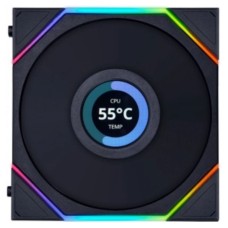 Вентилятор для корпуса Lian Li UNI FAN TL LCD 120 Reverse Blade, ARGB, PWM, 120mm, 1900RPM, 1pcs, NO controller, 28mm thickness, Black 12RTLLCD1B