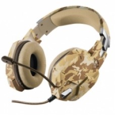 Наушники гарнитура игровая Trust GXT 322D CARUS HEADSET desert camo