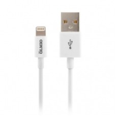 Кабель Olmio USB 2.0 - Lightning, для Apple iPhone/iPod/iPad, 1м, белый