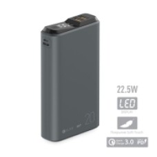 Зарядное устройство Power bank Olmio QS-20, 20000mAh, серый