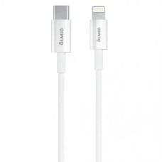 Кабель Olmio, Type-C - lightning, 1м, 3A, белый