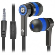 Наушники-вкладыши проводные Defender Pulse 420 черный + синий