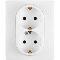 Legrand 672223 Розетка 2X2К+З БЕЛ ETIKA