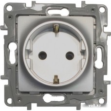 Legrand 672421 Розетка 2К+З АЛЮ ETIKA