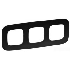 Legrand 754403 VLN-a Матовый черный Рамка 3П