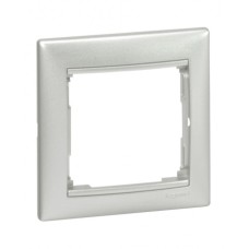Legrand 770151 Рамка 1п Алюминий Valena