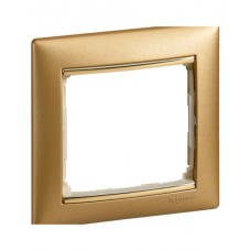 Legrand 770301 Рамка 1п мат золото VLN
