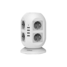 Сетевой фильтр Tessan JW402 серый