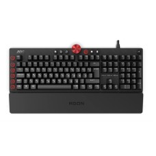 Механическая Игровая Клавиатура AOC AGK700 MX RED CHERRY RGB кабель 1,8м USB2.0 AGK700DR2R