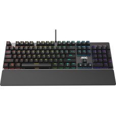 Механическая Игровая Клавиатура  AOC GK500, 104 клавиш, RGB кабель 1,8м, USB2.0 RED GK500DR2R