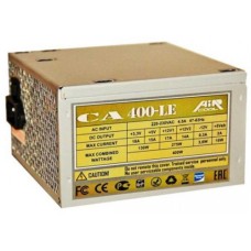 Блок Питания AiR-Cool 400W 230V 20+4P PATA+SATA+FDD FAN 12cm CA-400LE Черный