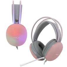 Гарнитура Aula Mountain S505, Розовый Garnitura 2.1m cable, LED (USB power), pink