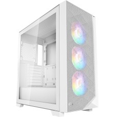 Корпус ATX midi tower PCCooler C3D510 WH ARGB, white Case (без БП)