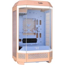 Компьютерный корпус, Thermaltake, The Tower 300 Peach Fuzz, CA-1Y4-00SKWN-00, Micro-Tower, Mini-ITX/M-ATX, Максимальная длина видеокарты 400мм, Максимальная высота процессорного кулера 210мм, 3*3,5"/3*2,5", Без Б/П, Персиковый