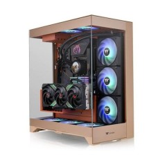 Компьютерный корпус, Thermaltake, CTE E550 Gravel Sand, CA-1Z8-00MGWN-00, Mid Tower, E-ATX/ATX/M-ATX/M-ITX, USB 3.0*2, Type-C*1, HD Audio+Mic, Высота процессорного куллера до 166мм, Длина VGA до 444мм, 2*2,5"/2*3,5", Коричневый
