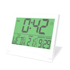 Часы с термометром Ritmix CAT-042, Белый Alarm Clock thermometer, CR2025, white