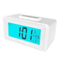 Часы с термометром Ritmix CAT-101, Белый Alarm Clock thermometer, 2AAA, white