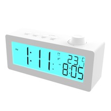 Часы с термометром Ritmix CAT-111, Белый Alarm Clock thermometer, 3AAA, white