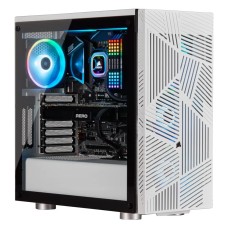 Corsair 275R Airflow Tempered Glass Mid-Tower Gaming Case, White, EAN:0840006610816