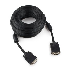 Кабель SVGA 15m/­15m, Cablexpert CC-PPVGA-10M-B, 10м Cable (for KVM - switch box), экранированный