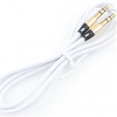 Кабель аудио Cablexpert CCAB-01-35MM-1MW, 3.5 джек (M)/3.5 джек (M), 1м, блистер, белый