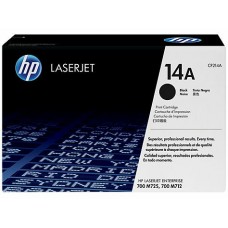 14A Standard Black Print LaserJet Cartridge for LaserJet 700 M712/MFP M725, up to 10000 pages.