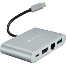 CANYON hub DS-4 5in1 USB-C Space Grey