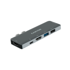 CANYON hub DS-5 7in1 Thunderbolt 3 Space Grey