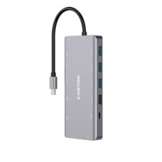 CANYON hub DS-12 13in1 4k USB-C Dark Grey