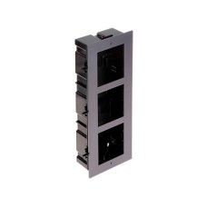 Врезная монтажная рамка на 3 модуля Hikvision