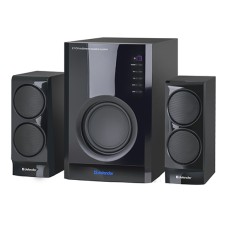 Акустическая система Defender Avante X55, Черный SPK active (2.1), 30W+12.5*2, 20-200 Hz + 200-20000 Hz, remote, black (65155)