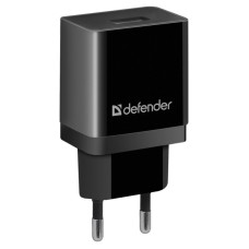 Зарядное устройство сетевое Defender EPA-10, 1хUSB, 5V/2.1А, черный