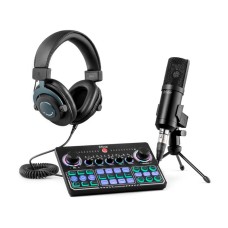 Комплект для подкастов Fifine KSH1 Podcast set mixer SC6 + microphone K740 + headphones H8