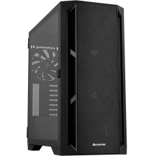 Корпус ATX midi tower Chieftec, APEX, GA-01B-M-OP, 3 fans, (без БП) Case