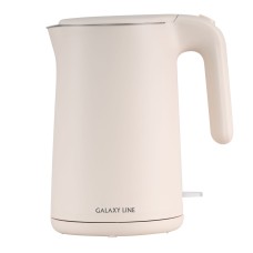 Чайник электрический с двойными стенками GALAXY LINE GL0327, 1800Вт, Объем 1,5 л, 220В/50Гц Пудровый