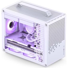 Компьютерный корпус, Jonsbo, Z20, Z20 White, Mini-Tower, Mini-ITX/Micro-ATX, USB 3.2 Type-A*1/USB 3.2 Type-C*1/Audio+Mic*1, Высота процессорного куллера 164мм, Длина VGA до 363мм, 3*2,5"/1*3,5" 370*186*295мм, Без Б/П, Белый
