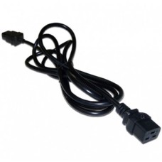 Шнур питания C19-C20, 3х1.5, 220В, 16А, черный, 3 метра