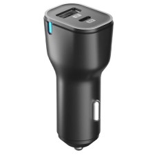 Зарядное устройство автомобильное Olmio ЗУ 20W, Type-C +USB, PowerDelivery черный