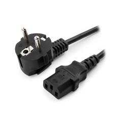 Кабель питания, Cablexpert PC-186-1-1.8M, 1.8м, Черный Cable power, Schuko - C13, black