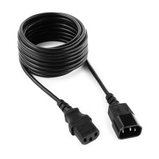Кабель питания, Cablexpert PC-189-15, 4,5м Cable power, C13 - C14, системный блок/­монитор - ИБП, black
