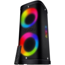 SVEN PS-930, черный, акустическая система, (150W, TWS, IPx4, Bluetooth, FM, USB, microSD, LED-dis