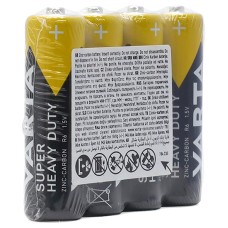 Батарейки Varta AA (R6P/­MN1500) Superlife, комплект - 4 штуки