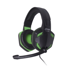 Гарнитура Ritmix RH-560M Gaming, Черный-зеленый Garnitura 32 Ohm, 20-20000Hz, 105dB, 1.8m cable, volume control, black-green