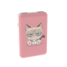 Аккумуляторная USB зарядка Ritmix RPB-10007 Grumpy Cat, 10000 mAh power bank, 2*2.1A, microUSB