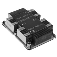 Зап. часть радиатор для кулера CPU, Supermicro, SNK-P0067PS, 1U пассивный радиатор для X11 Purley, Narrow Retention Mechanism
