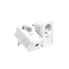 Комплект Powerline адаптеров, TP-Link, TL-PA7017P KIT, Гигабитный порт Ethernet, HomePlug AV/AV2